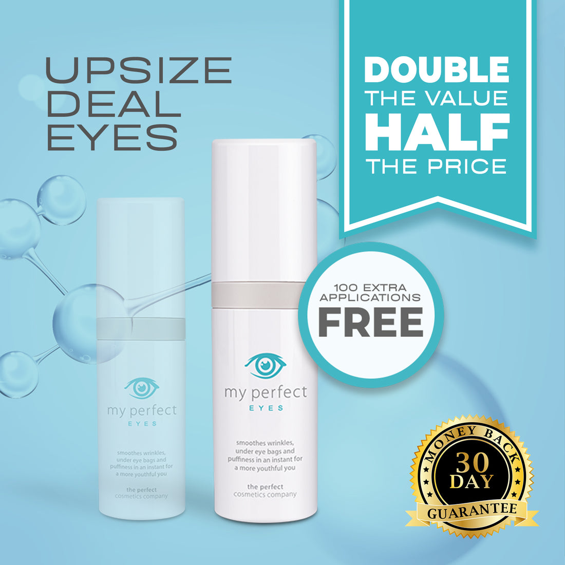 Upsize TV Offer - Buy My Perfect Eyes 10ml £29.99 - Get 20ml (Usually £59.99)